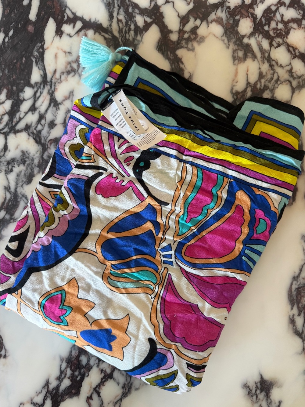 Trina Turk French Riviera Maxi Side Tie Sarong